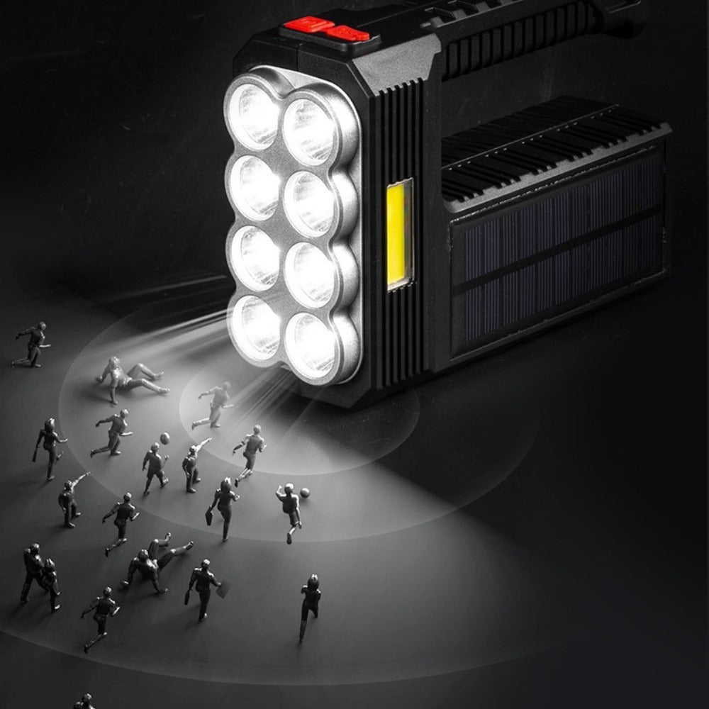 SUPER LINTERNA 100 MIL LUMENS SOLAR