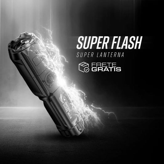 LINTERNA TÁCTICA PORTÁTIL INDESTRUCTIBLE SHARK FLASH® [ÚLTIMO DÍA DE VENTA Y ENVÍO GRATIS]